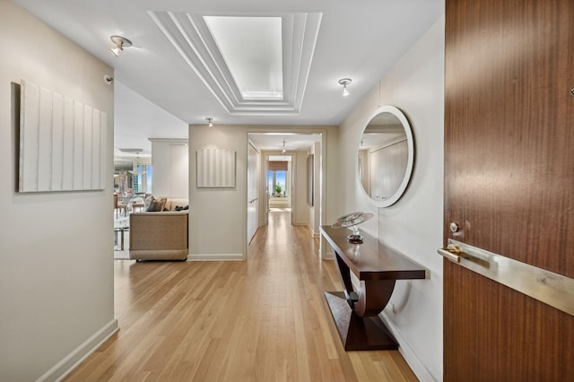 132 E Delaware Pl Unit 4901, Chicago, IL 60611 - hall featuring light wood finished floors and baseboards