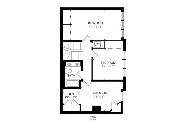 215 W Concord Ln, Chicago, IL 60614 - floor plan / room layout