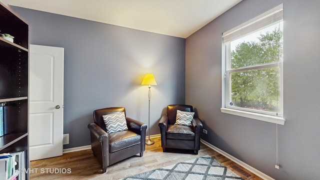 3756 Innesbrook Ct, Algonquin, IL 60102 - sitting room featuring wood finished floors and baseboards