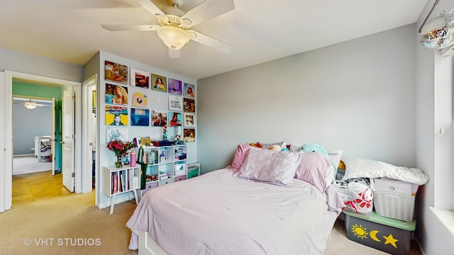 3756 Innesbrook Ct, Algonquin, IL 60102 - carpeted bedroom with ceiling fan
