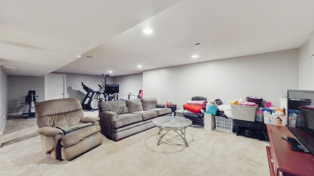 3756 Innesbrook Ct, Algonquin, IL 60102 - living room with carpet and recessed lighting