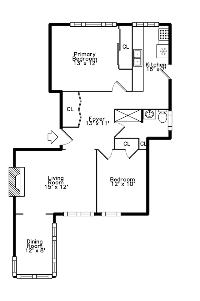 floor plan / room layout