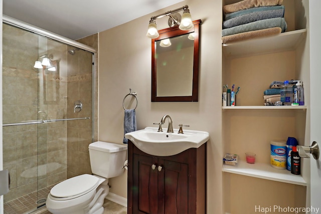 1129 Longmeadow Dr, Glenview, IL 60025 - full bath with toilet, vanity, and a shower stall