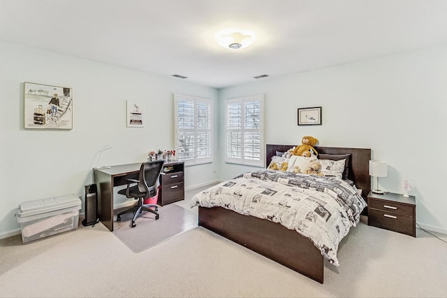 2020 Techny Rd, Northbrook, IL 60062 - carpeted bedroom with baseboards and visible vents