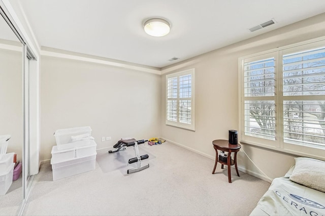 2020 Techny Rd, Northbrook, IL 60062 - bedroom featuring baseboards, carpet flooring, and visible vents
