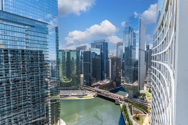 333 N Canal St Unit 3401, Chicago, IL 60606 - skyline view featuring a notable bridge and a large body of water