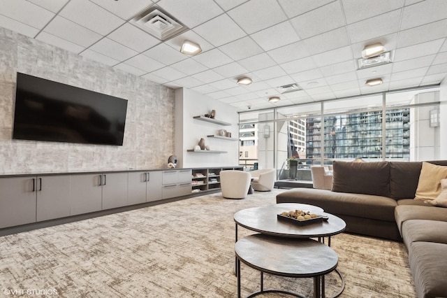 333 N Canal St Unit 3401, Chicago, IL 60606 - living room featuring expansive windows