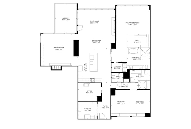 333 N Canal St Unit 3401, Chicago, IL 60606 - property floor plan