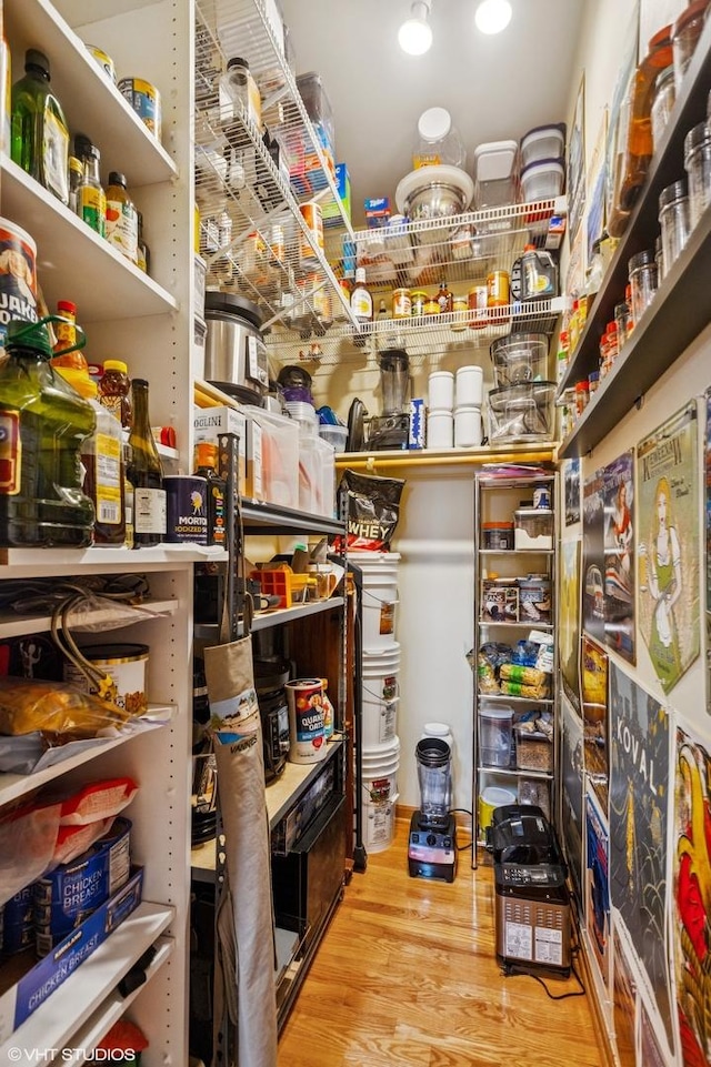 view of storage area