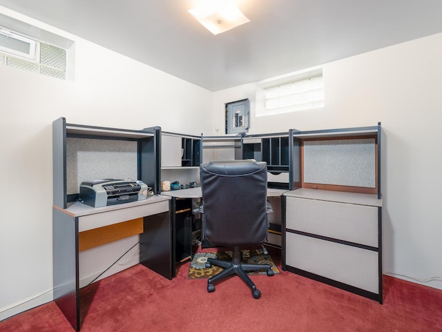 2504 W St, River Grove, IL 60171 - home office with carpet