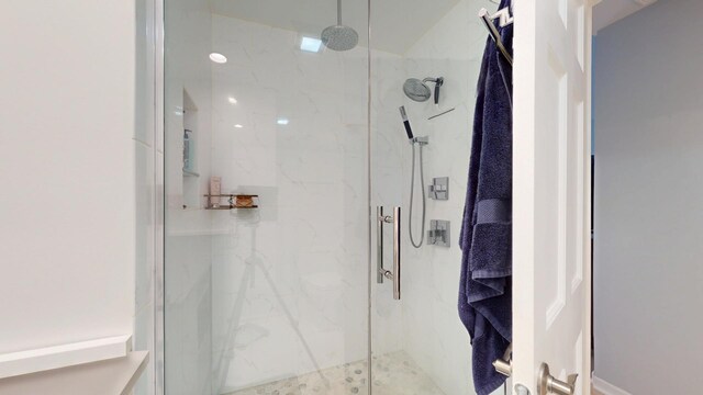 1322 Downs Pkwy, Libertyville, IL 60048 - full bathroom with a marble finish shower