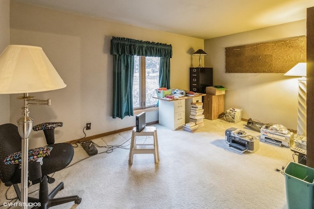 miscellaneous room featuring carpet