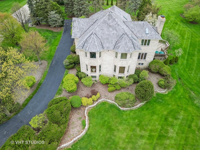 aerial view of property and surrounding area