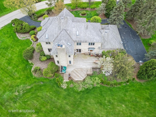 aerial view of property and surrounding area