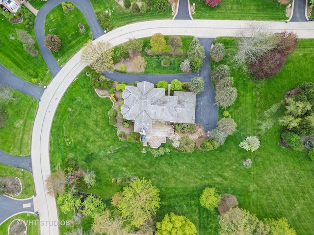 aerial view of property and surrounding area