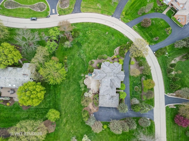 aerial view of property and surrounding area