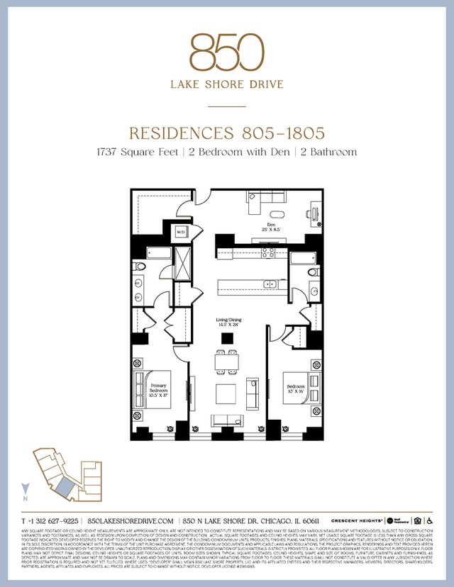 850 N Lake Shore Dr Unit 1005, Chicago, IL 60611 - photo 19
