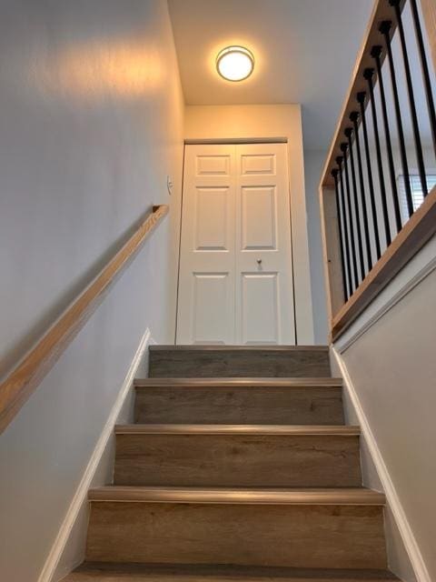 view of stairs