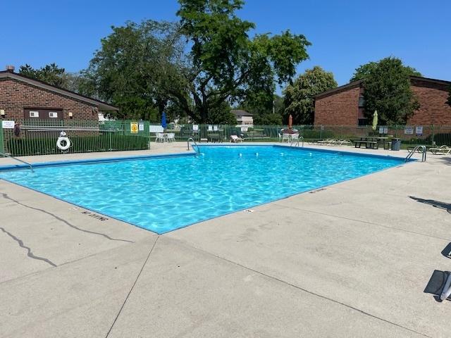 18063 Live Oak Ct Unit 1608, Tinley Park, IL 60477 - community pool featuring fence and a patio