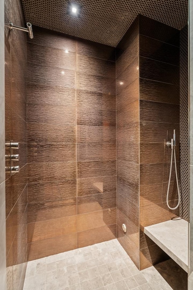 77 E Walton St Unit 25C, Chicago, IL 60611 - bathroom with walk in shower