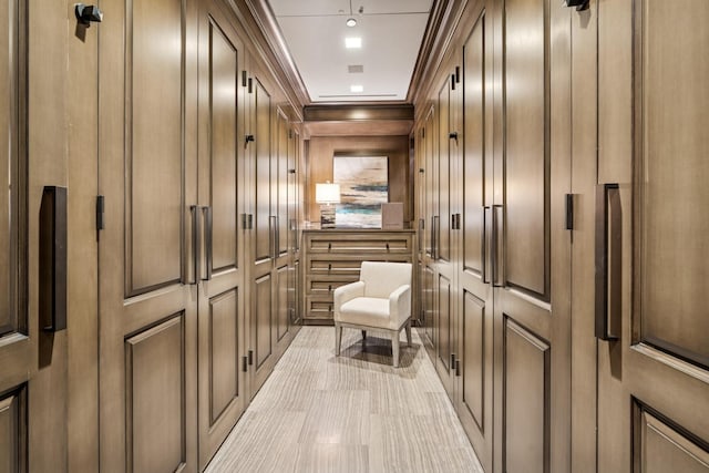 77 E Walton St Unit 25C, Chicago, IL 60611 - corridor featuring crown molding