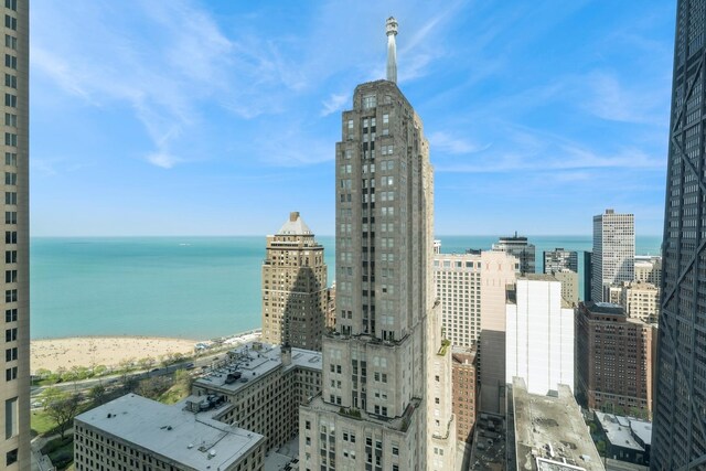 77 E Walton St Unit 25C, Chicago, IL 60611 - city view featuring a large body of water