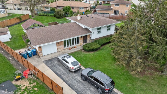 8139 W Bryn Mawr Ave, Norwood Park, IL 60631 - aerial view of residential area