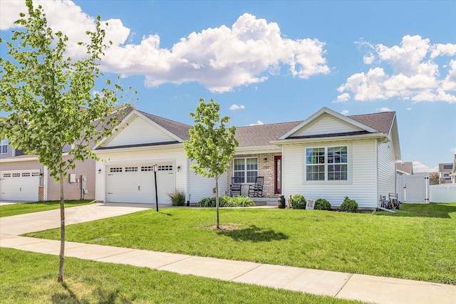 3901 Obsidian Dr, Champaign, IL 61822 - ranch-style house featuring driveway and an attached garage