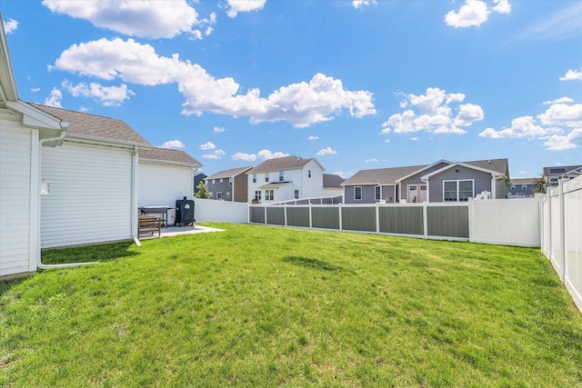 3901 Obsidian Dr, Champaign, IL 61822 - view of yard with a residential view and a patio area