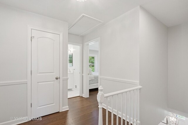 843 Chilton Ln, Wilmette, IL 60091 - hall featuring crown molding and wood finished floors