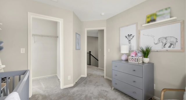 14739 Hillside Dr S, Lockport, IL 60441 - bedroom with light carpet, baseboards, and a closet