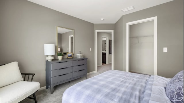 14739 Hillside Dr S, Lockport, IL 60441 - bedroom with light carpet, baseboards, and a closet