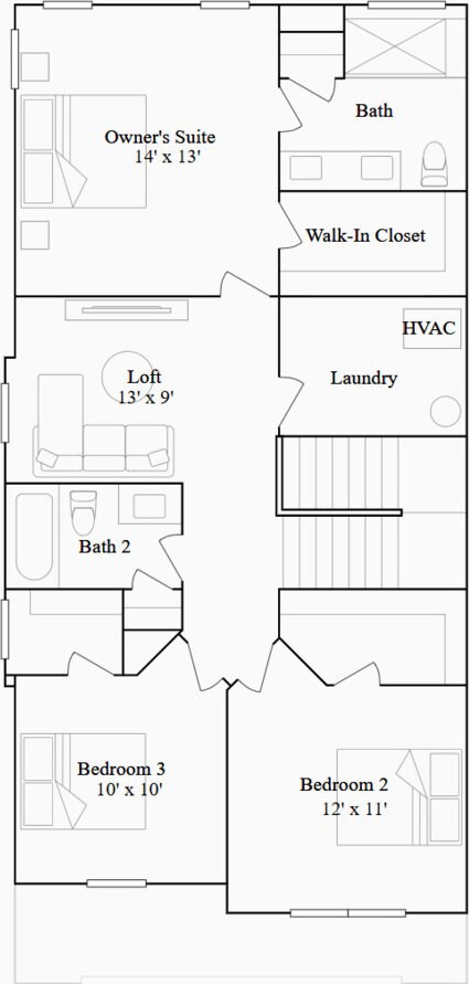 14739 Hillside Dr S, Lockport, IL 60441 - floor plan / room layout