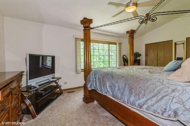 213 Pamela Dr, Bolingbrook, IL 60440 - carpeted bedroom featuring ceiling fan and baseboards
