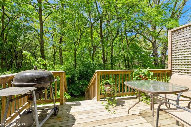213 Pamela Dr, Bolingbrook, IL 60440 - view of wooden terrace