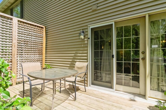 213 Pamela Dr, Bolingbrook, IL 60440 - wooden deck featuring outdoor dining space