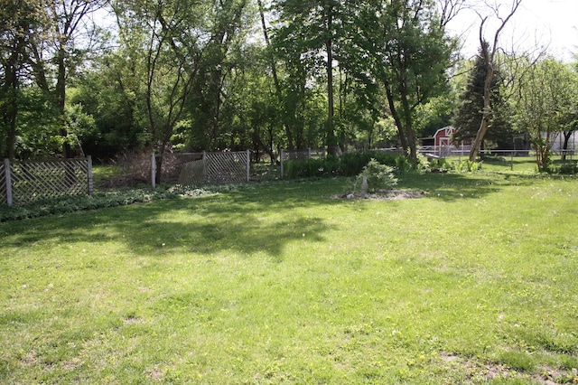 view of yard
