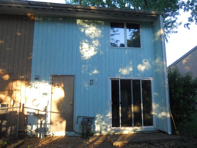 view of rear view of property