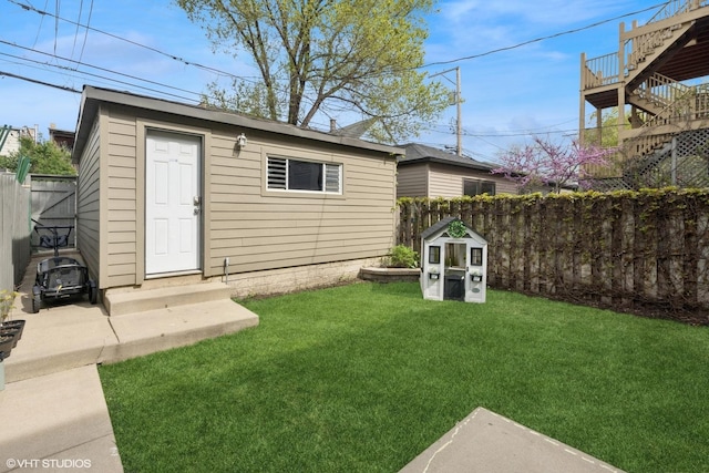 1319 N Oakley Blvd, Chicago, IL 60622 - rear view of property featuring an outdoor structure and stairs