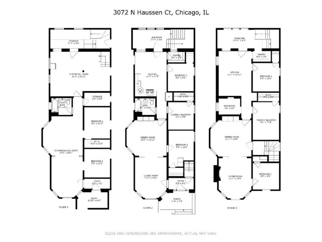 3072 N Haussen Ct, Chicago, IL 60618 - room layout