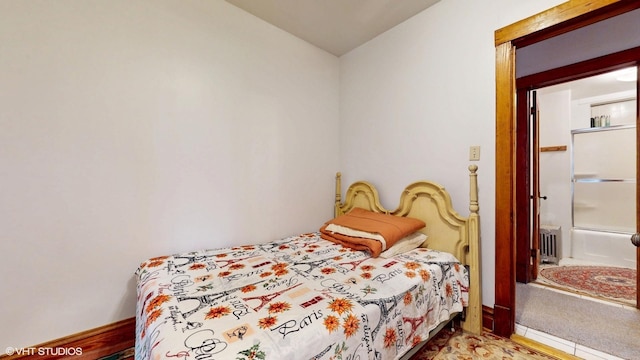 3072 N Haussen Ct, Chicago, IL 60618 - bedroom featuring radiator