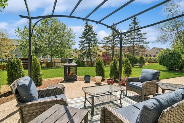1593 Surridge Ct, Mundelein, IL 60060 - view of patio with an outdoor hangout area