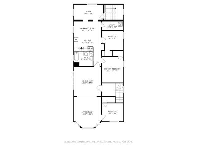 2416 N Avers Ave, Chicago, IL 60647 - property floor plan