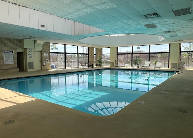 view of indoor pool