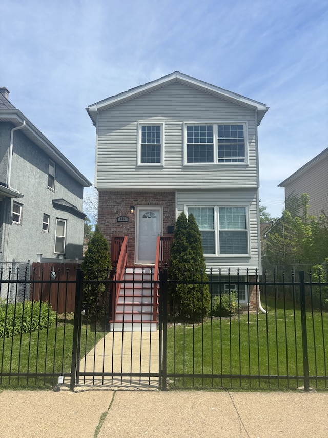 603 N Long Ave, Chicago, IL 60644 - view of front of house featuring brick siding