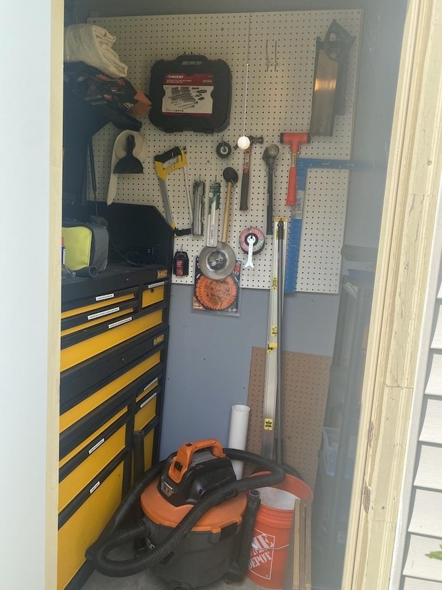 view of utility room