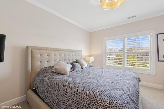 149 W Kennedy Ln Unit 208, Hinsdale, IL 60521 - carpeted bedroom featuring crown molding and baseboards