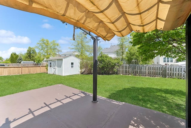 10616 Rushmore Ln, Huntley, IL 60142 - view of patio with an outbuilding and a shed