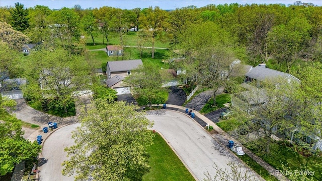 aerial overview of property's location