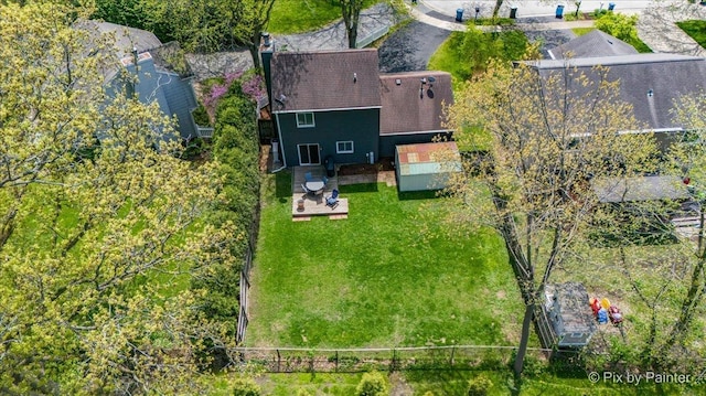 aerial view of property and surrounding area